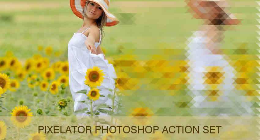 Pixelate Photoshop Actions