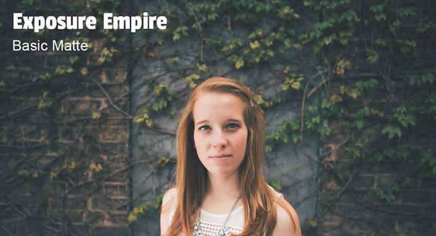 Matte Lightroom Preset and Photoshop Action