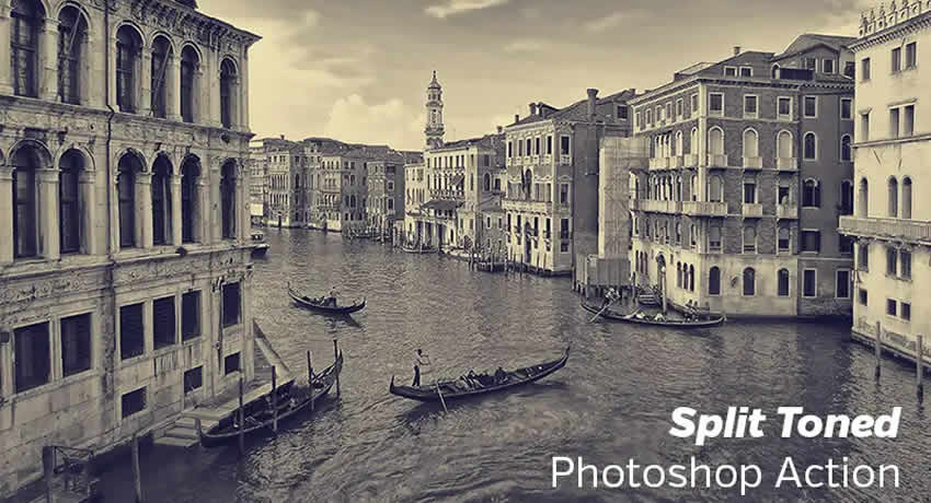 Split-Toned Photoshop Action
