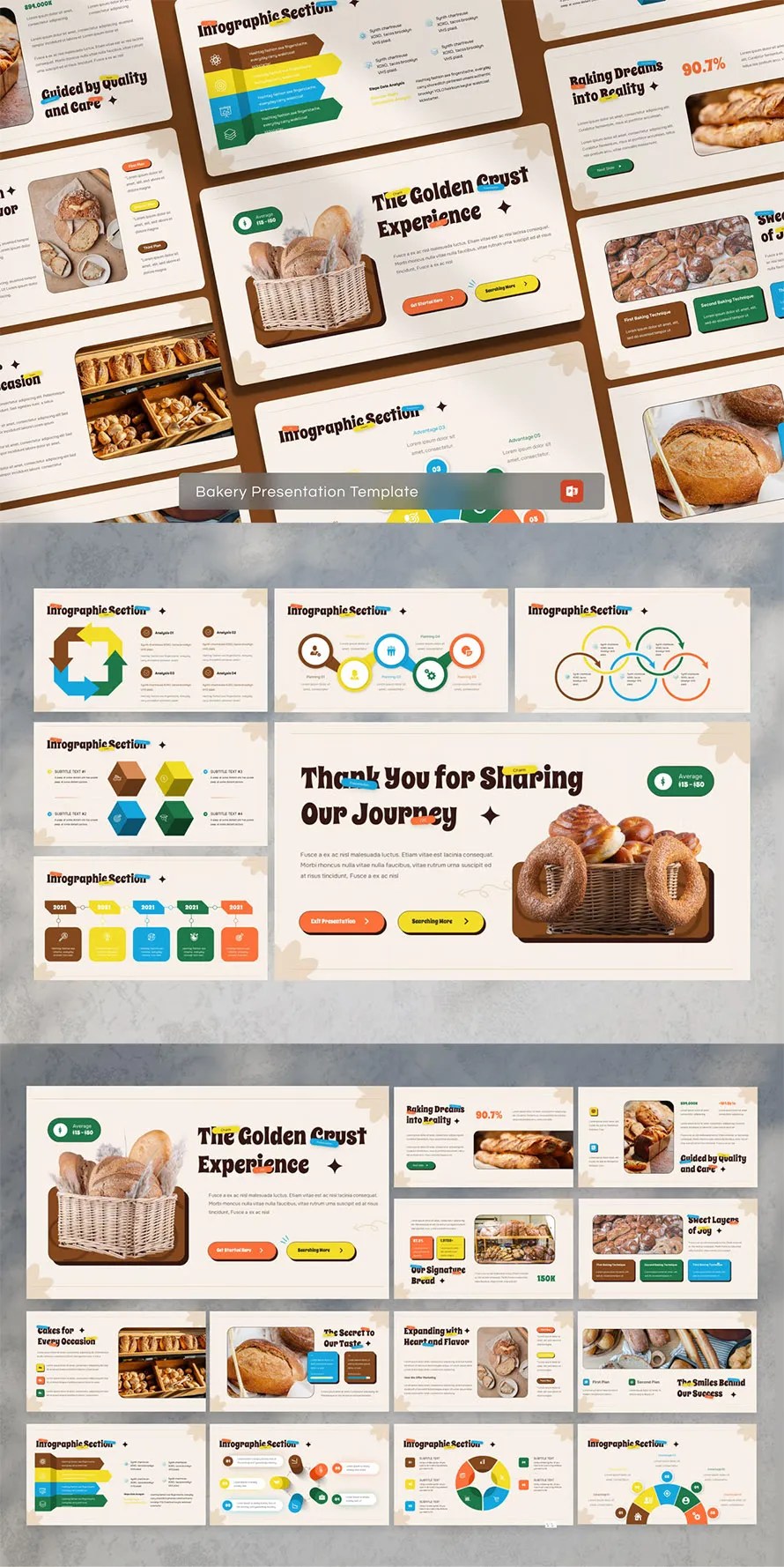 Bakread Bakery PowerPoint Template
