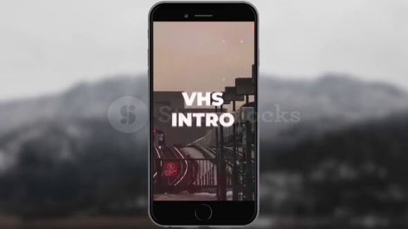 Vertical VHS Intro Template