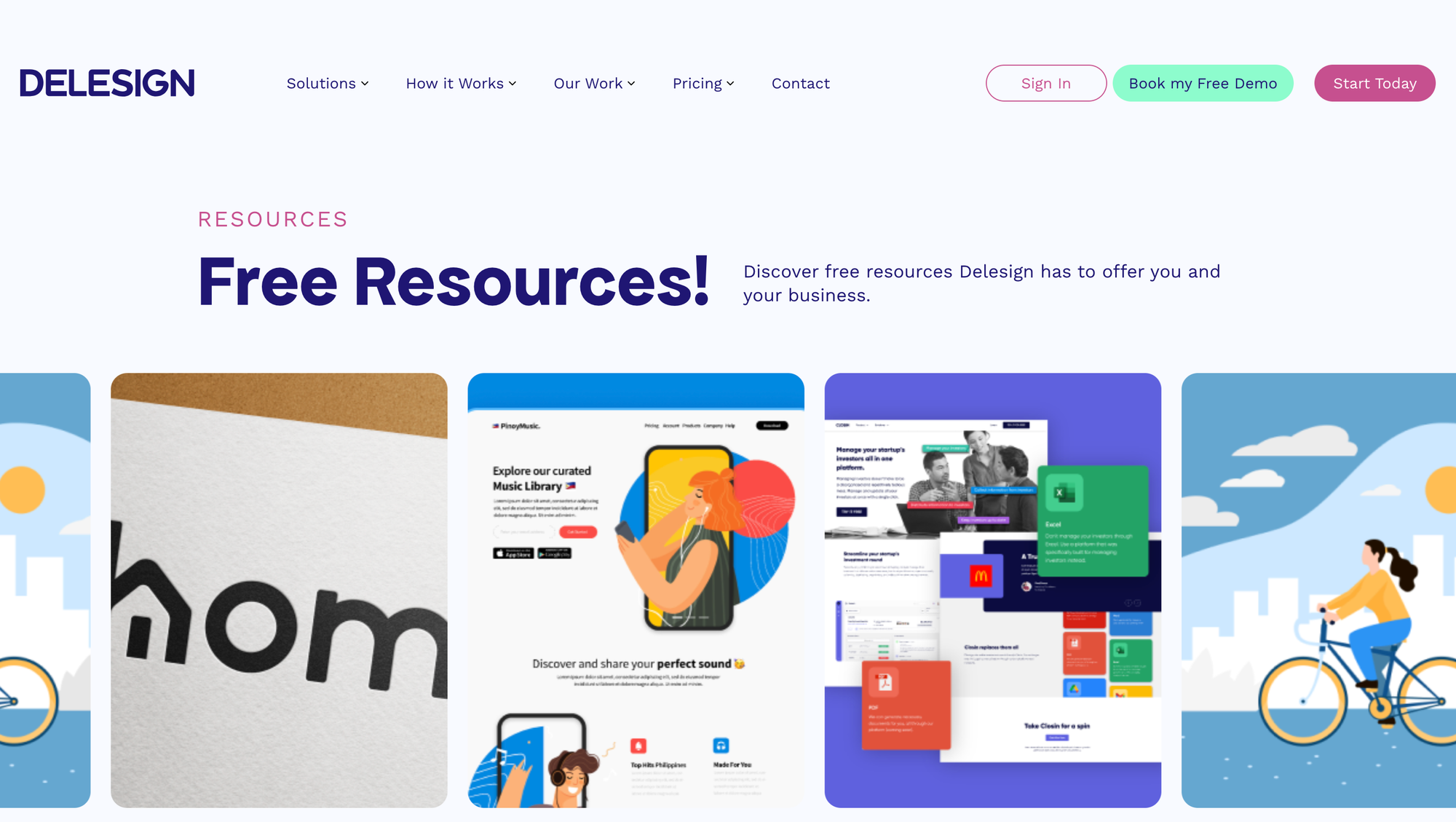 Delesign corporate business illustrations