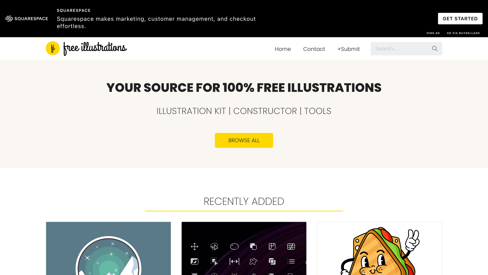 FreeSVGIllustration curated illustration packs