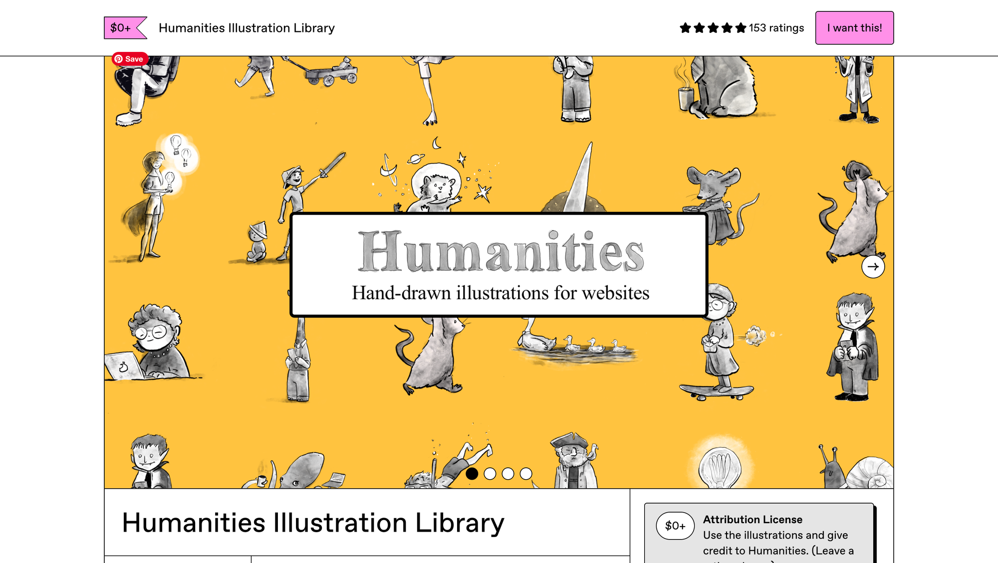 Humanities hand-drawn expressive characters