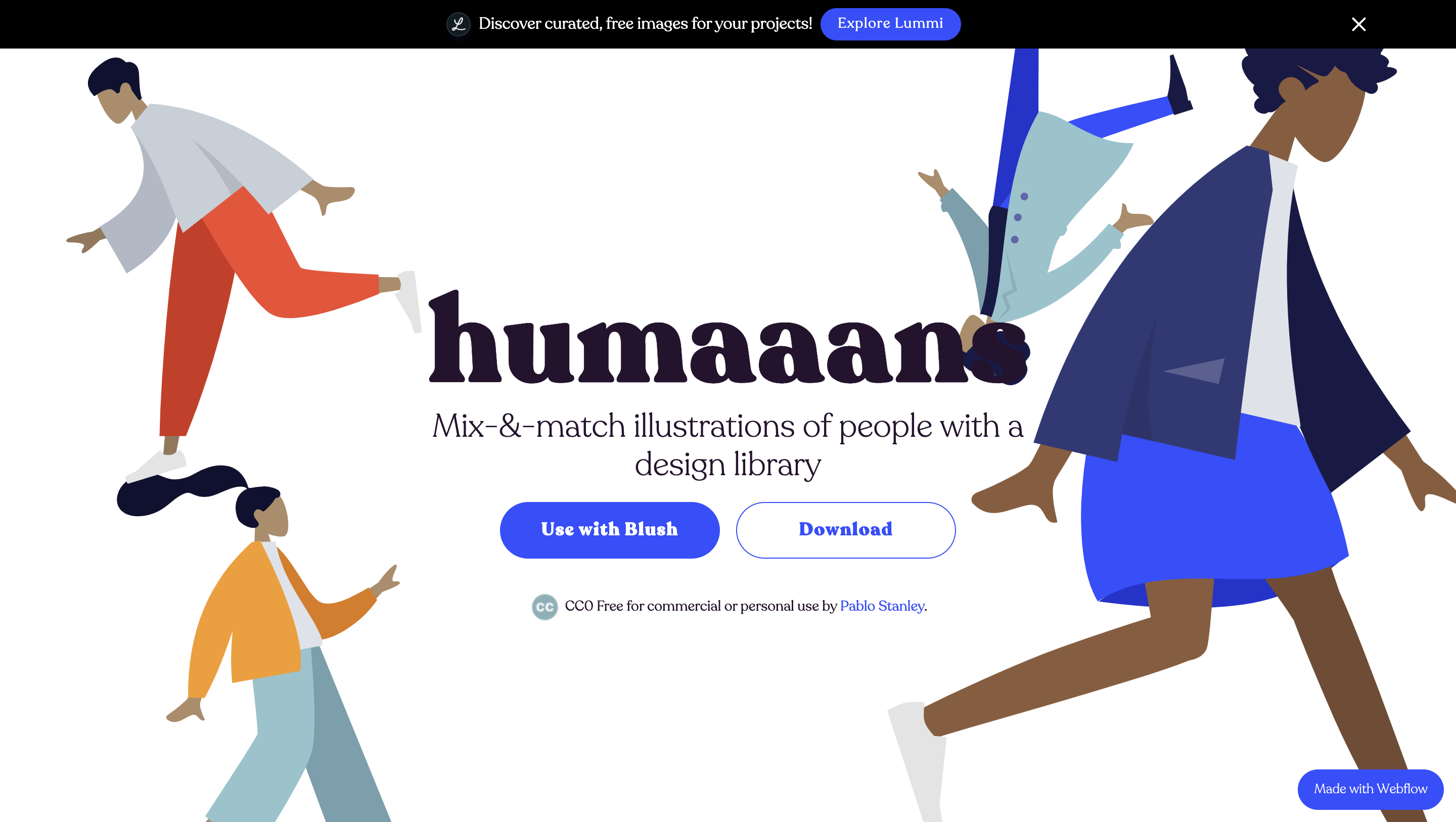 Humaaans mix-and-match character library