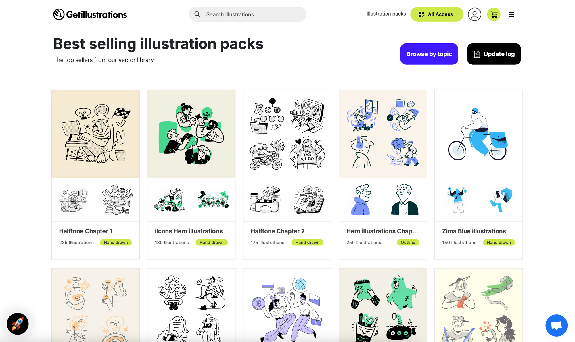 GetIllustrations largest premium illustration library