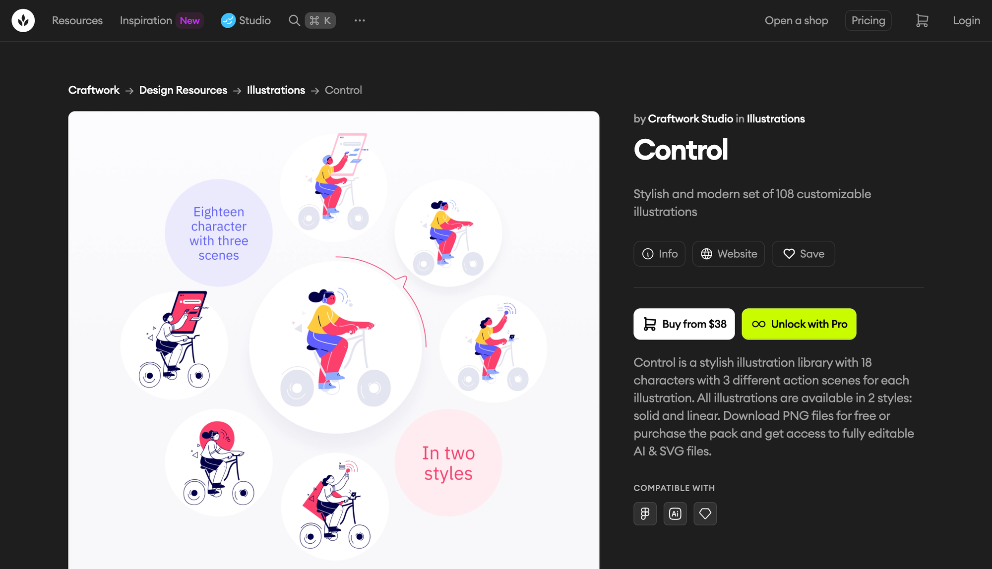 Control Illustrations technology startup collection
