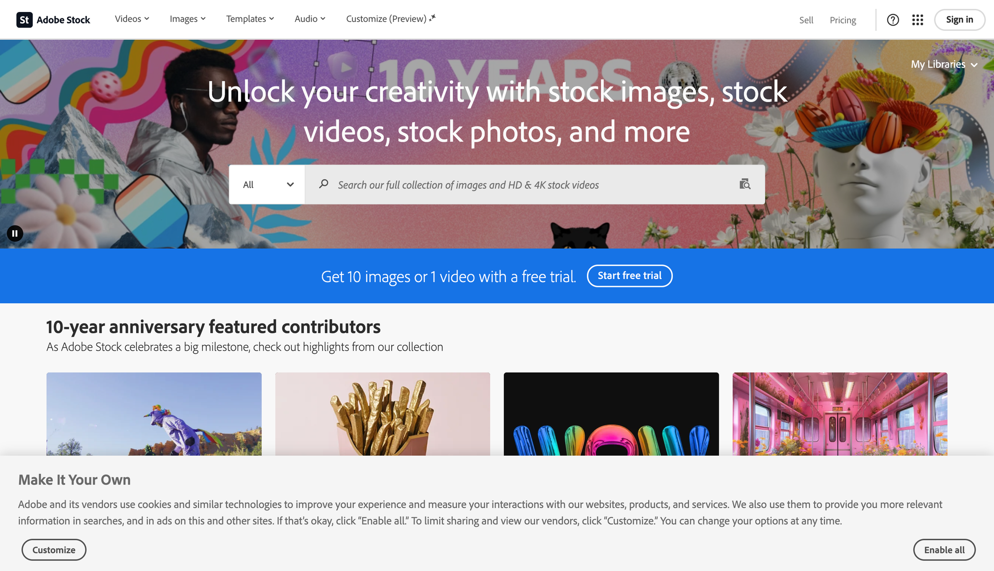 Adobe Stock millions of vectors