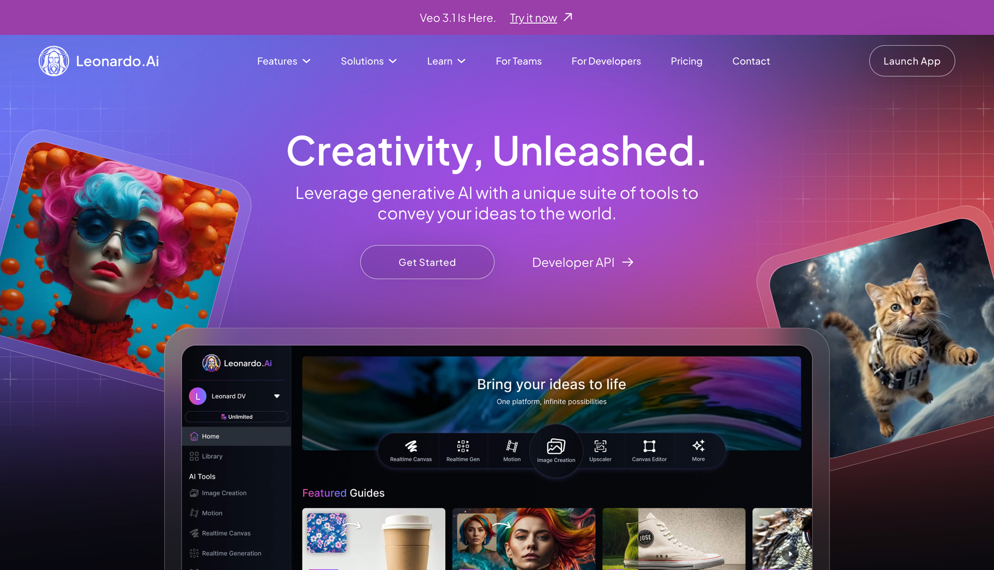 Leonardo AI artistic style control