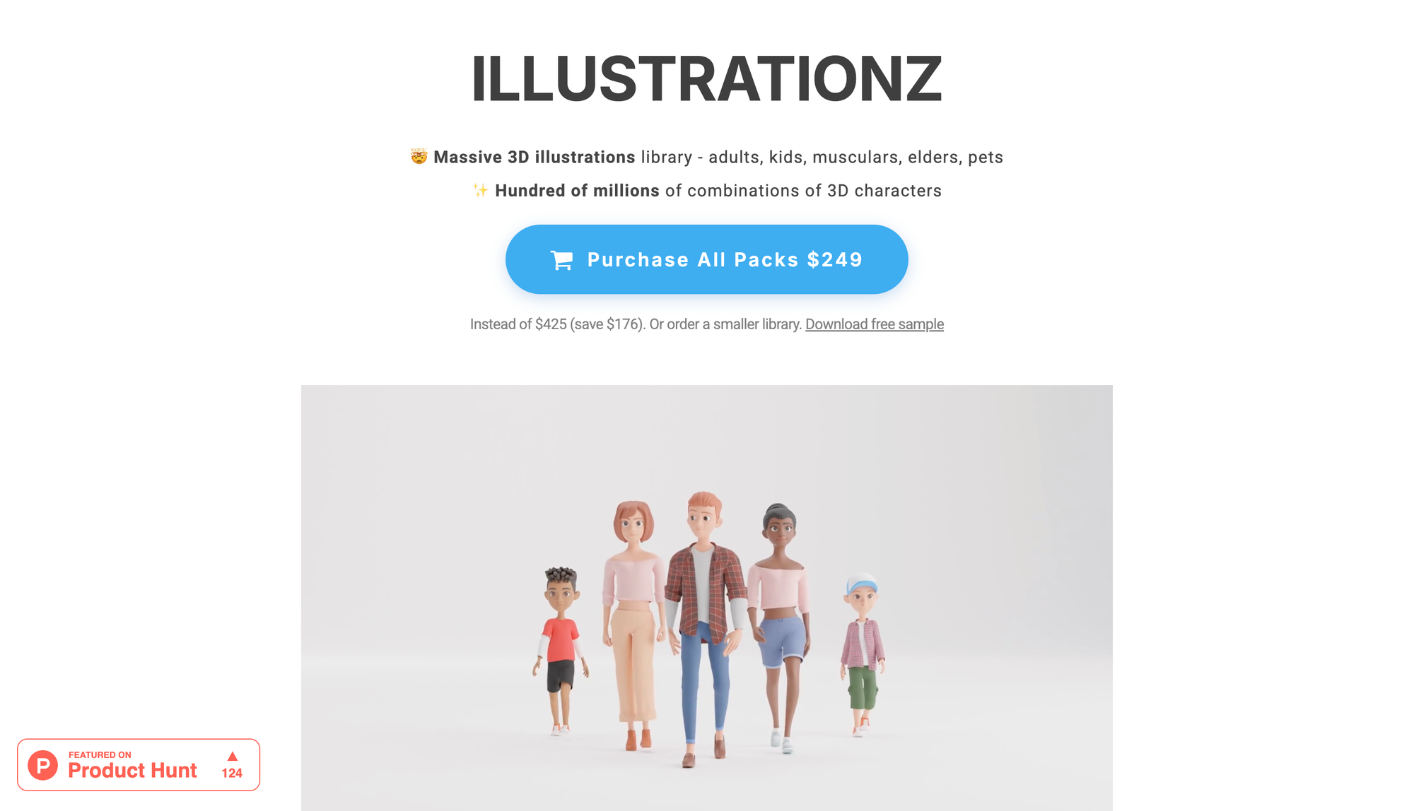 Illustrationz 3D customizable characters
