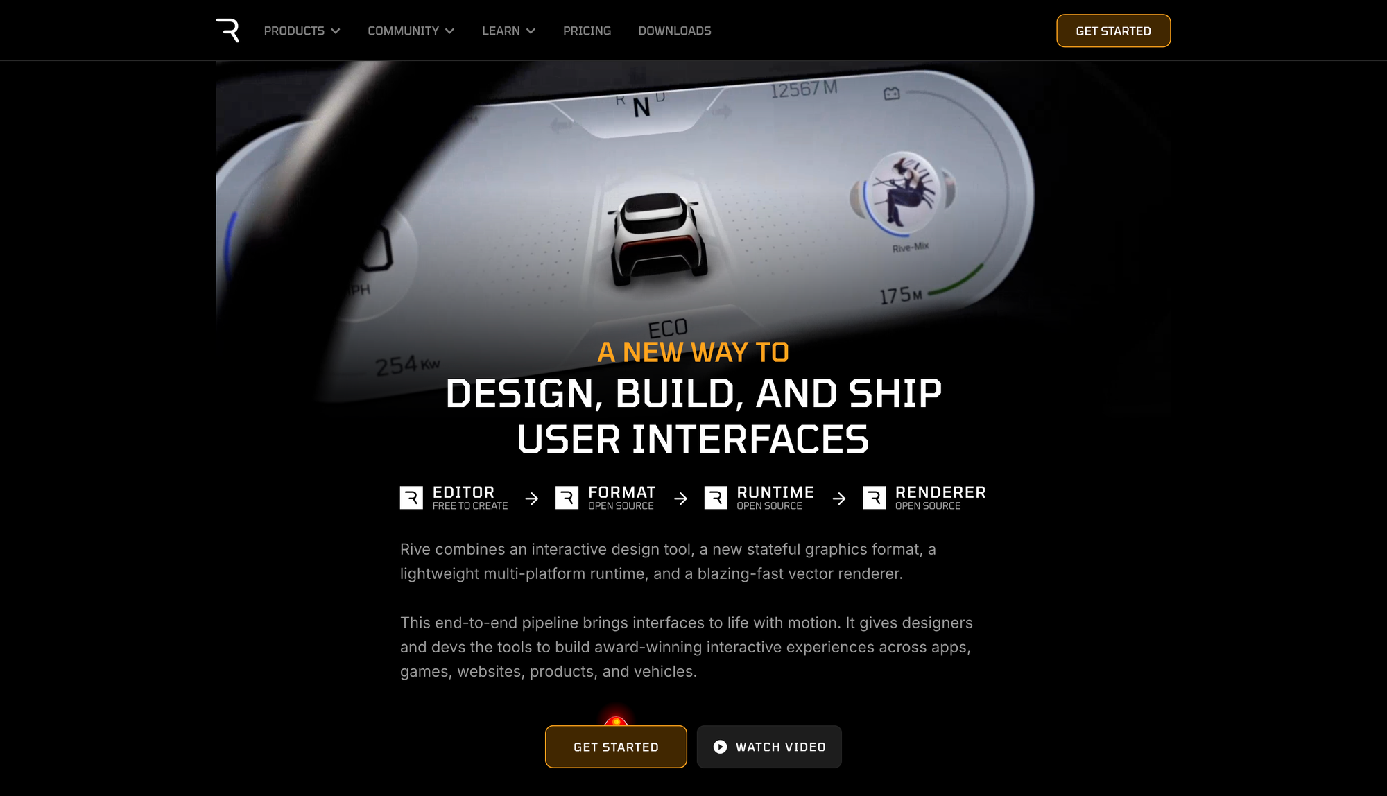 Rive next-gen interactive animation