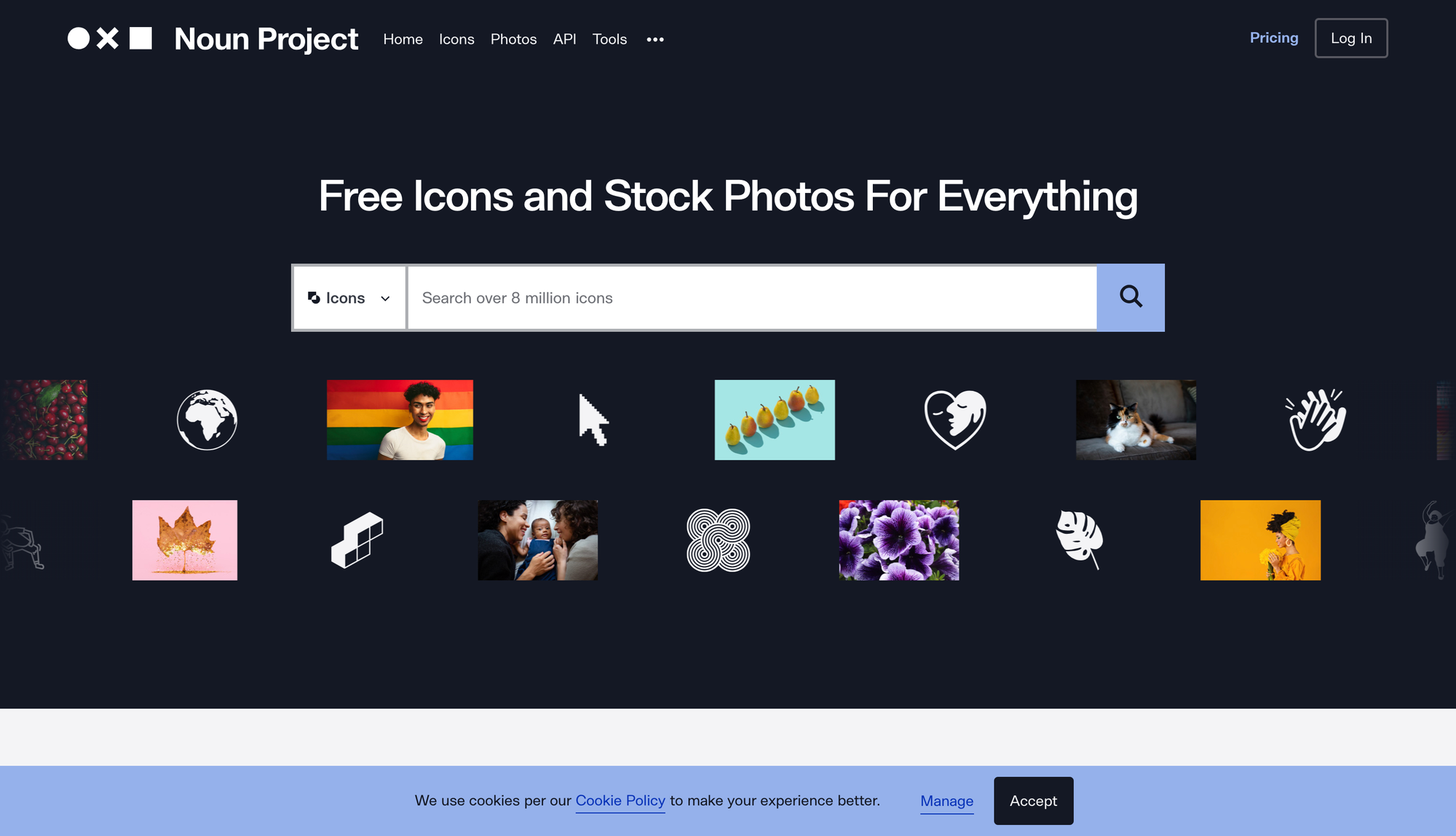 Noun Project 8 million icons collection