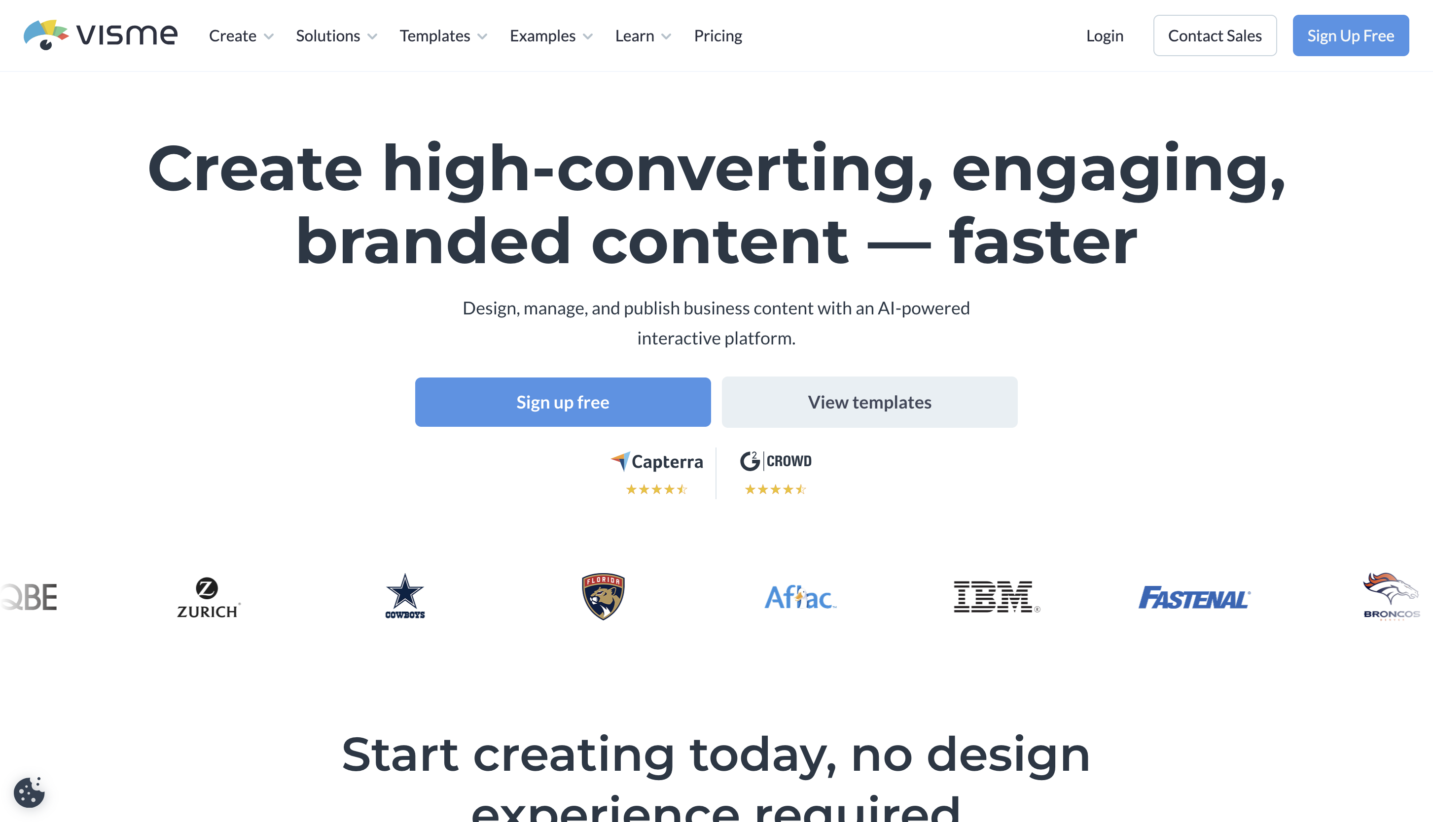 Visme design platform presentations infographics