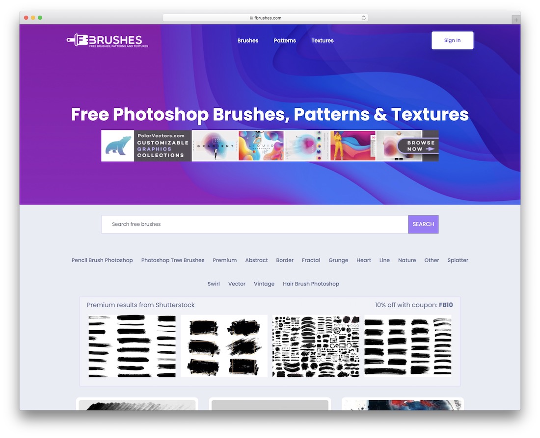 FBrushes Brushes Patterns Textures