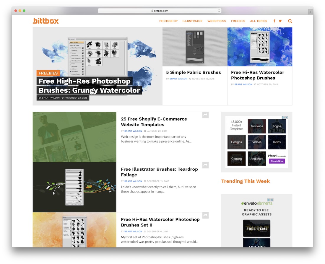Bittbox High Resolution Brushes